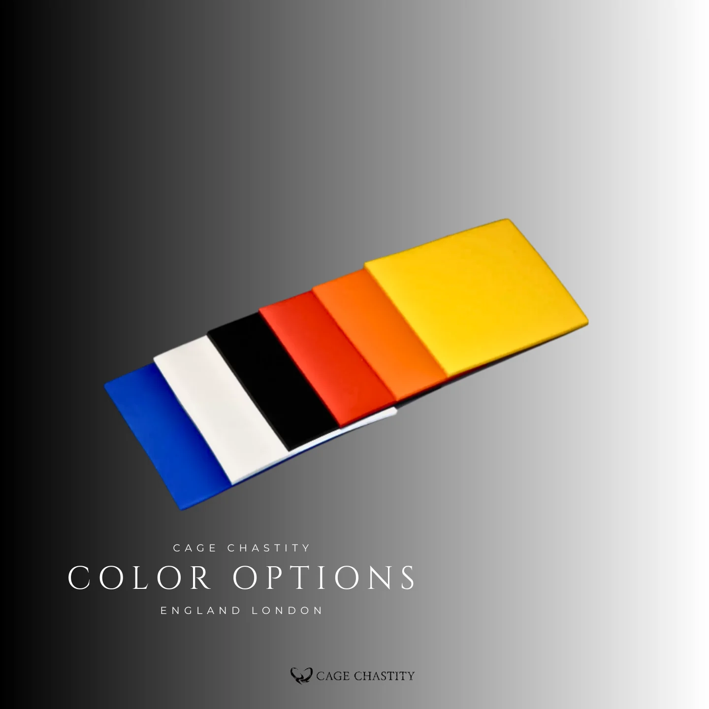 color options from blue to orange