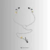 black gold triple chain nipple clamp