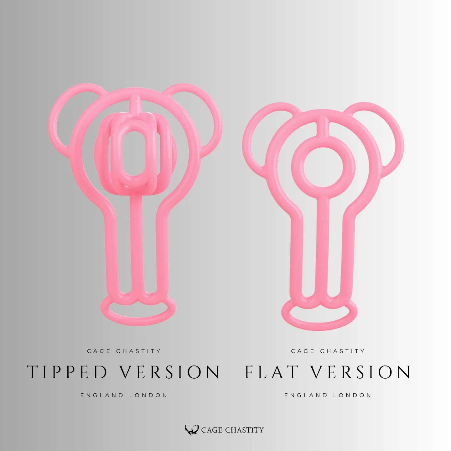 two different mode, one with room of shaft and one is flat
