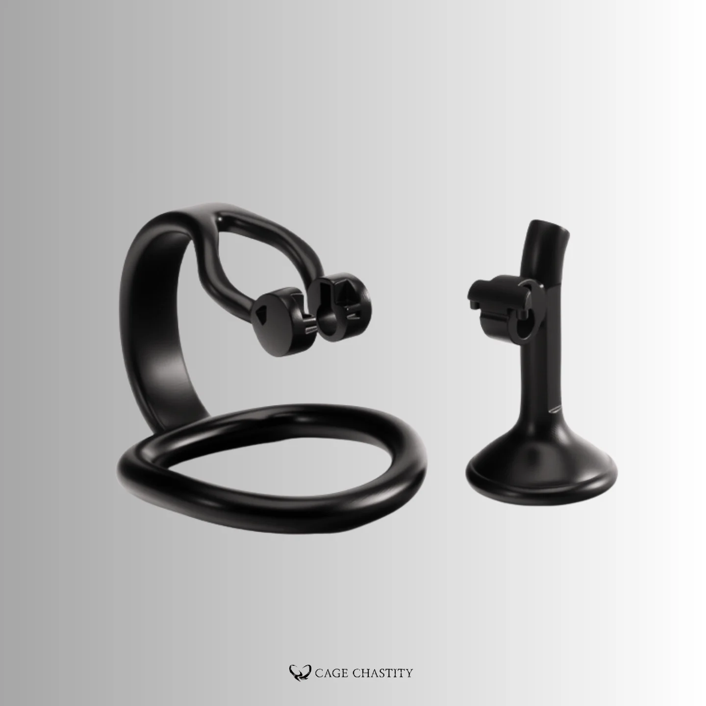 the black cage, in separate parts