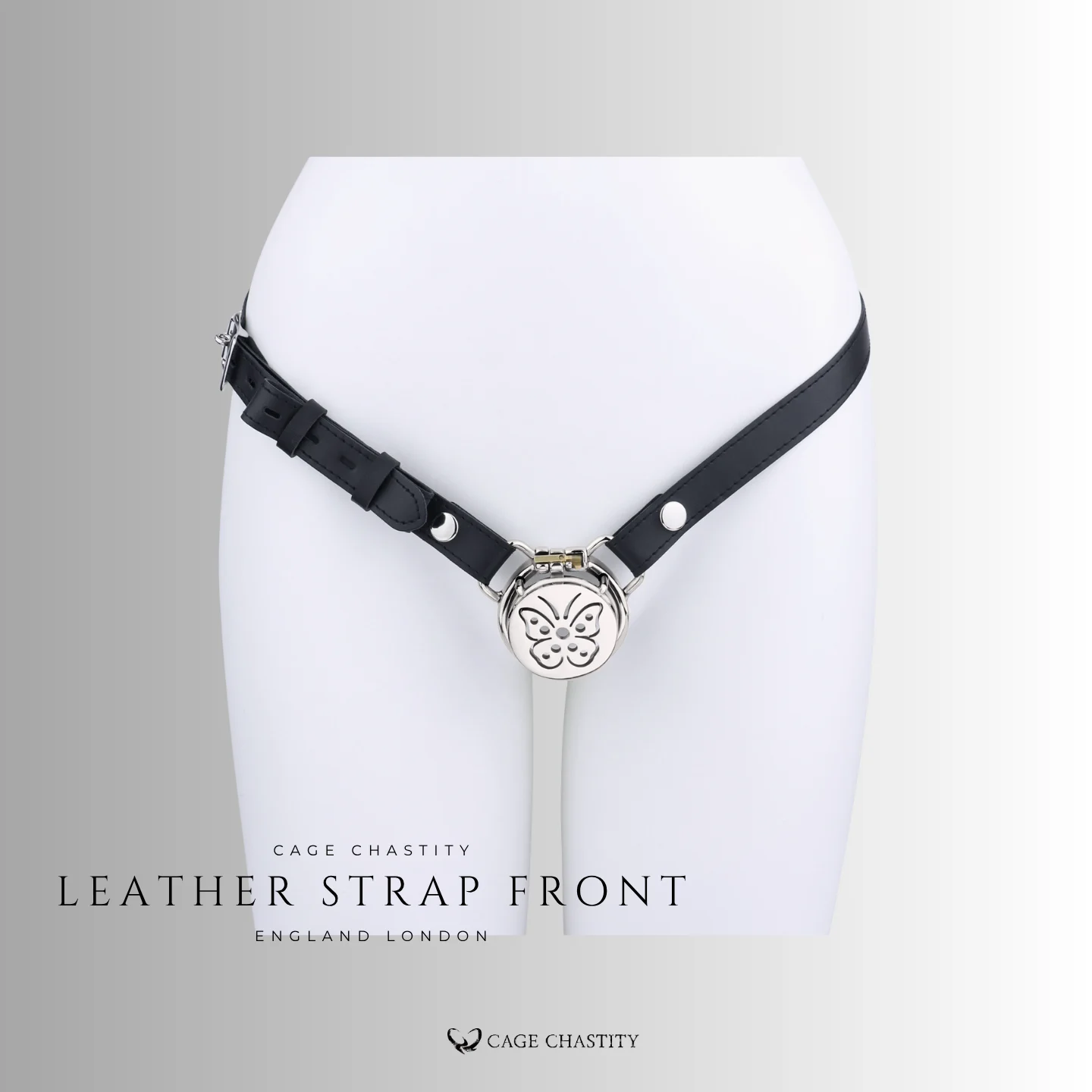 front view of the leather strap