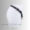 leather strap side view