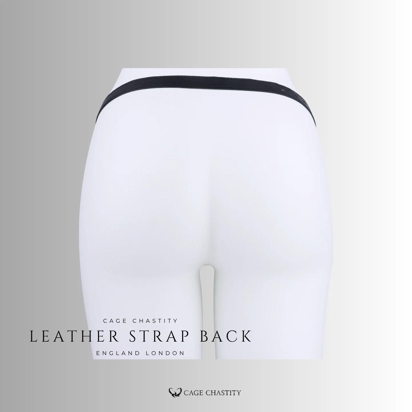 back view of the leather strap