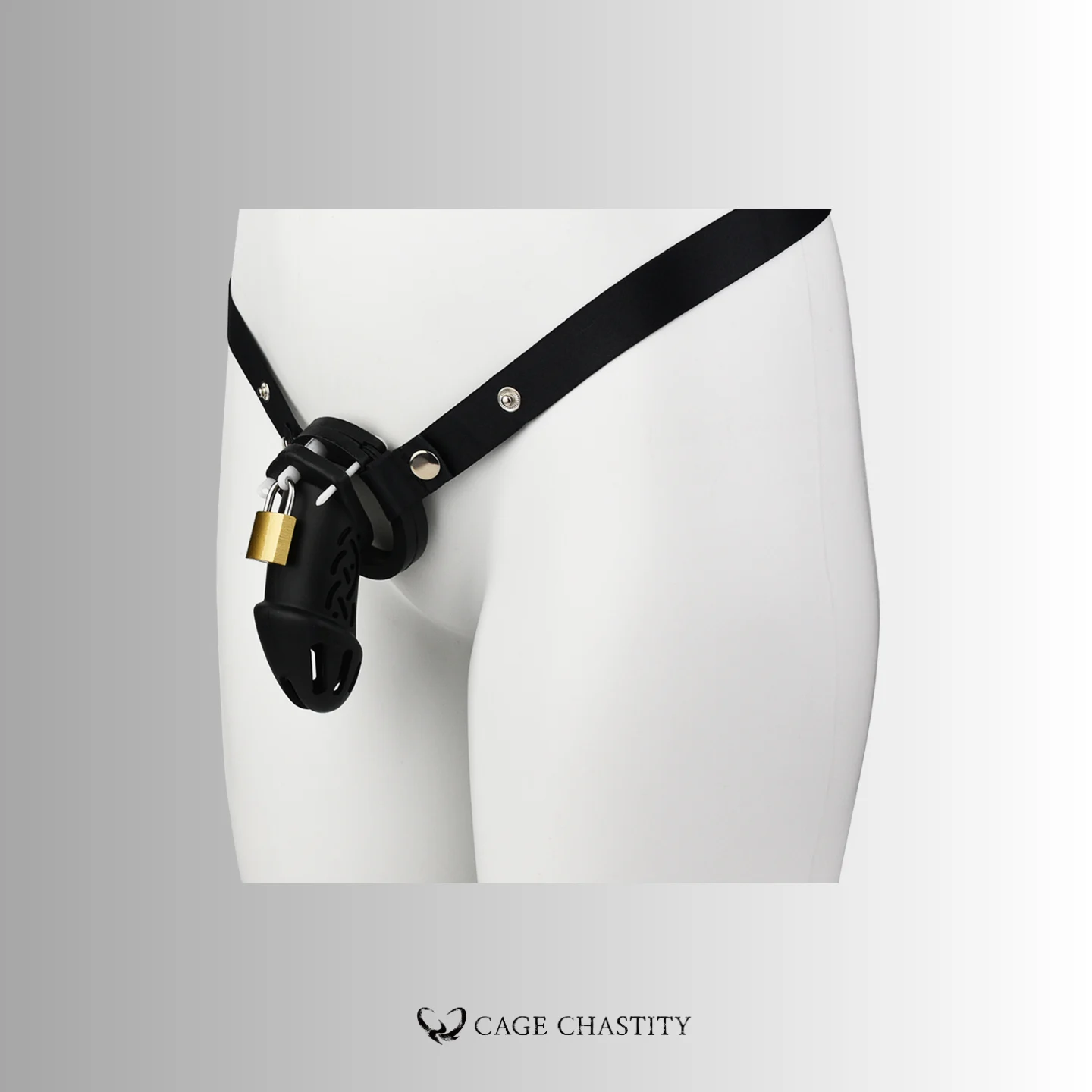 the black silicone cobra cage with strap