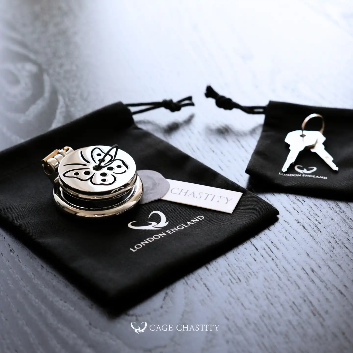 the cc16 cage with flat ring and keys