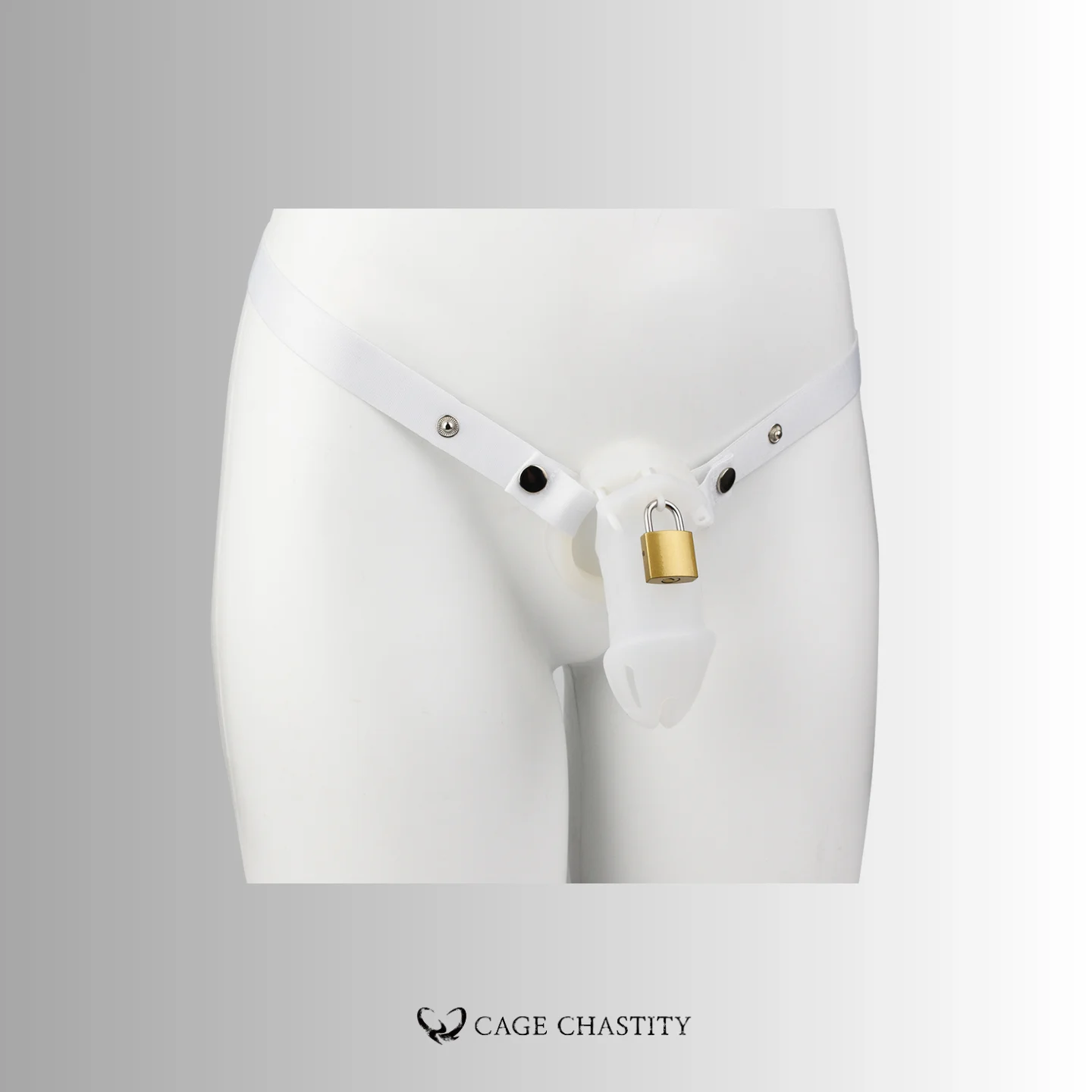 the white cage front view