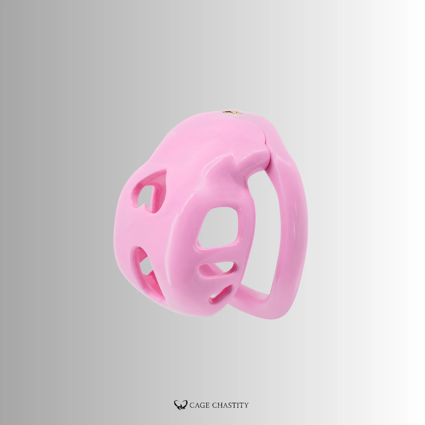 the pink cutout cage