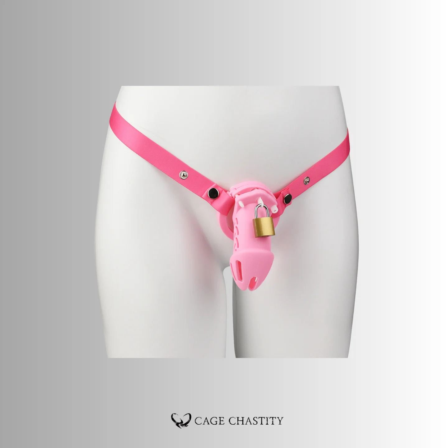 the silicone cage with traditional barrel lock