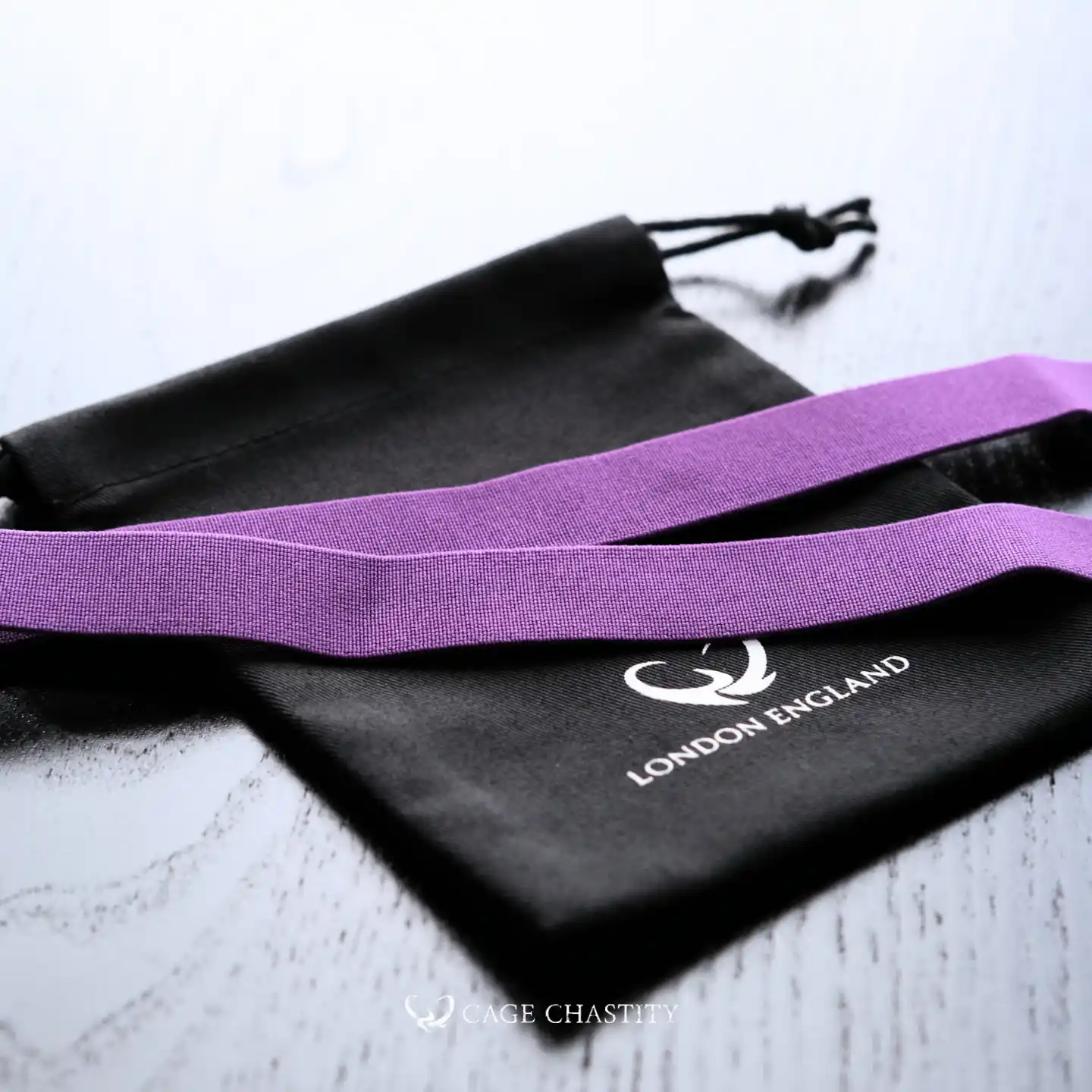 the purple nylon belt