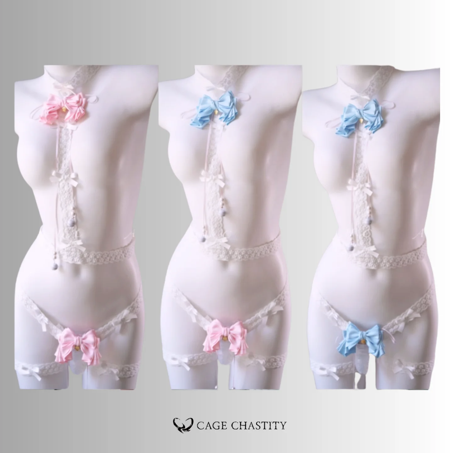 SakuraDream Femboy Harness & Garter Set