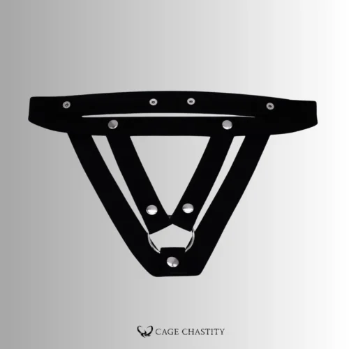 nylon four ways suspender strap black color