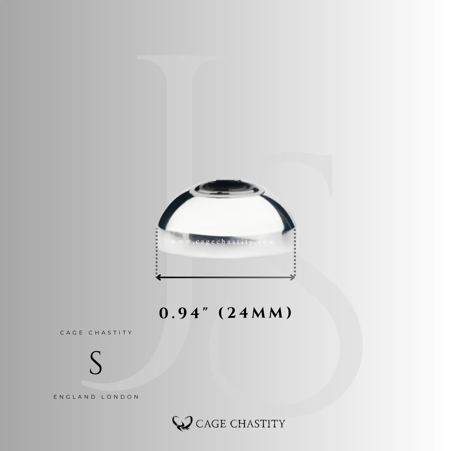 the ucap dome s size, 24mm