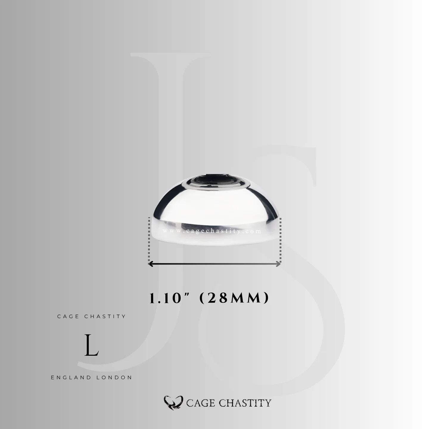 the ucap dome large size, 28mm diameter