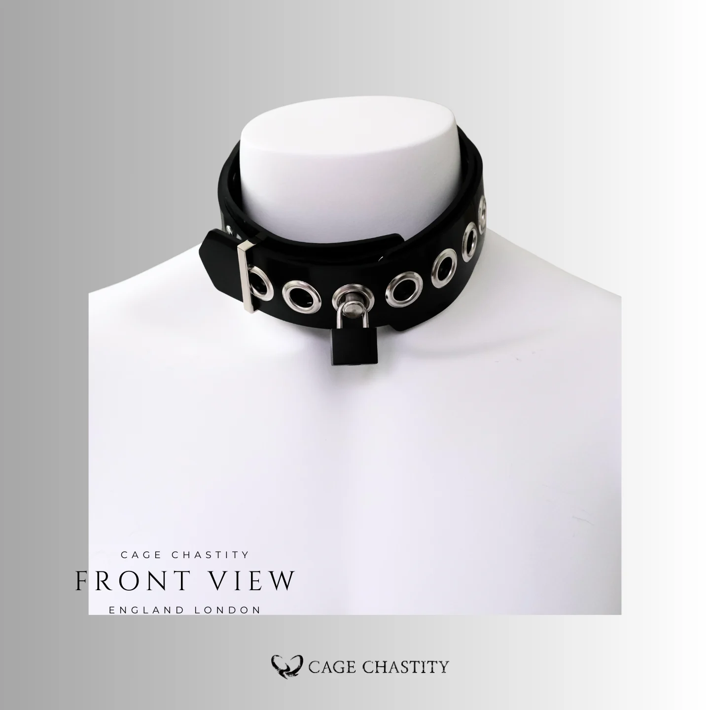 the front view of the silicone collar