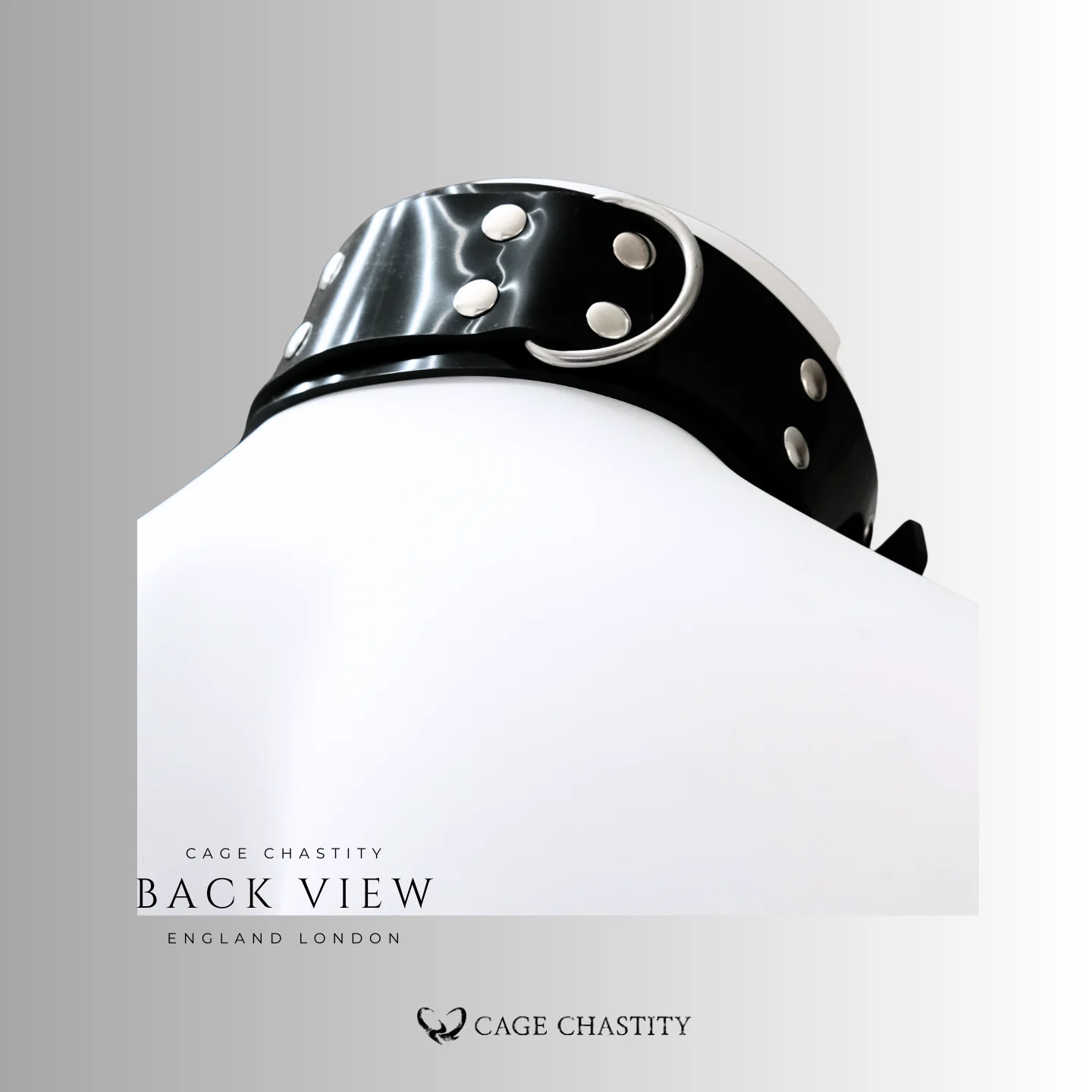 back view of the silicone collar