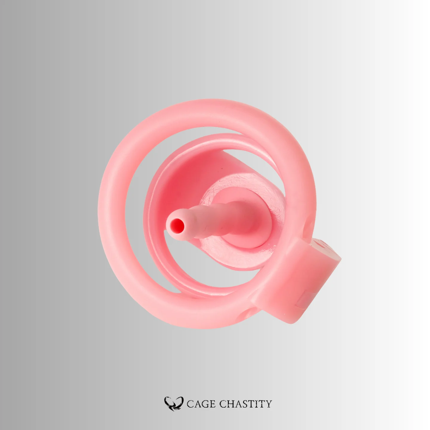 the pink cage with pink tube