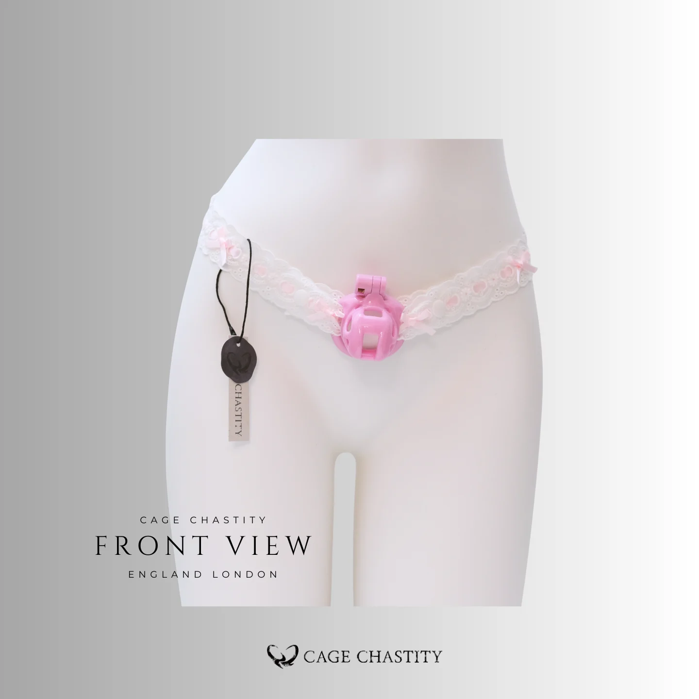 the front view without the lace dress