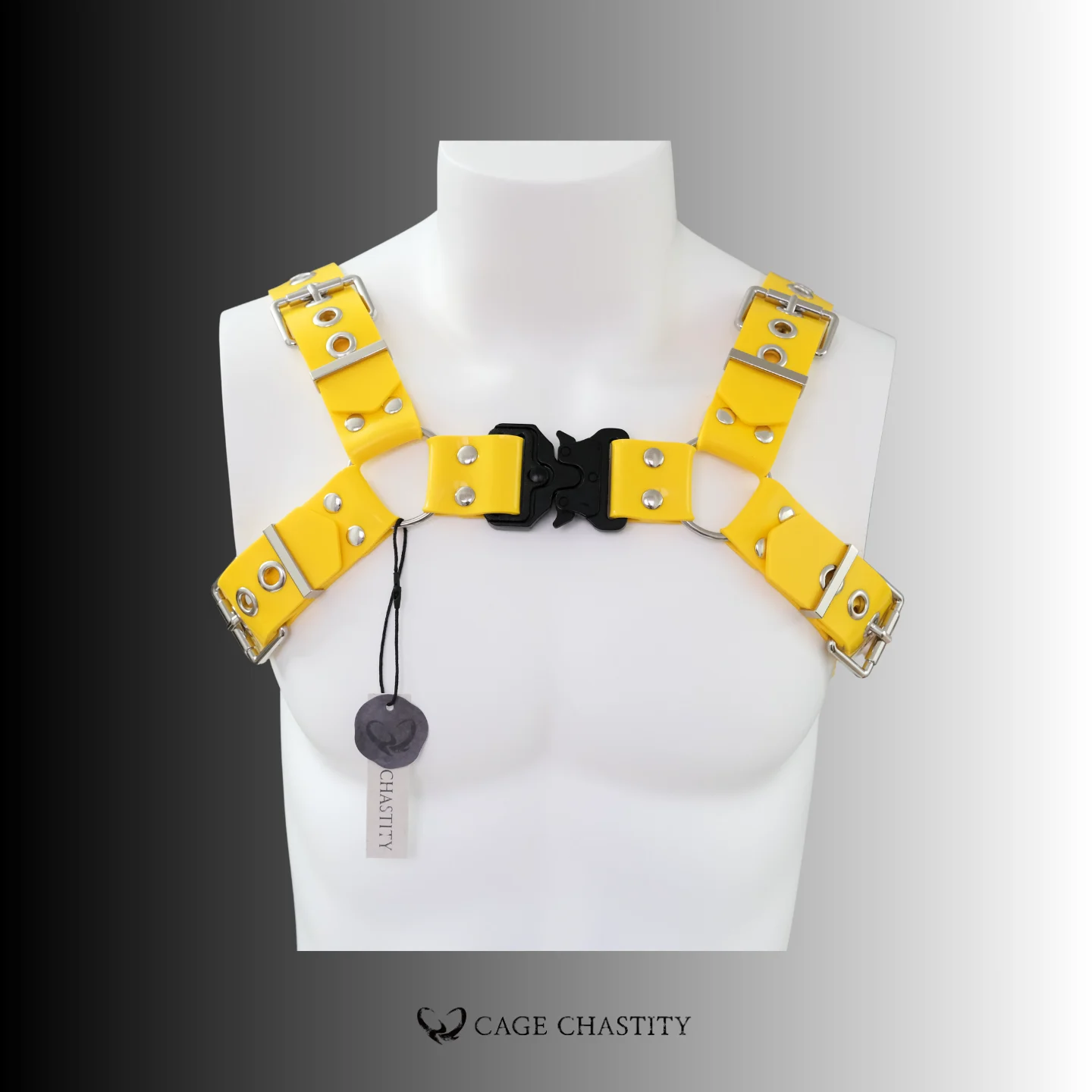 the front view of the yellow silicone chest