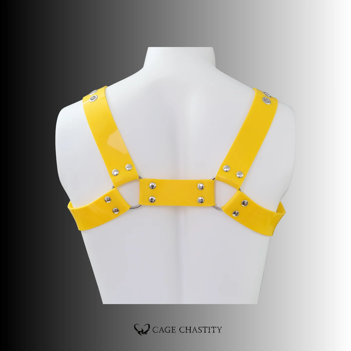 yellow silicone chest back view