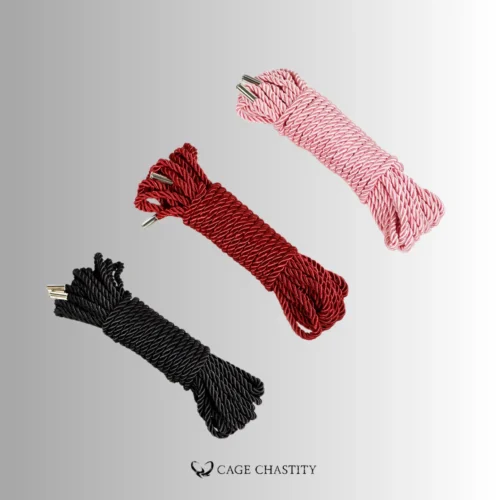 bondage rope set in three colors