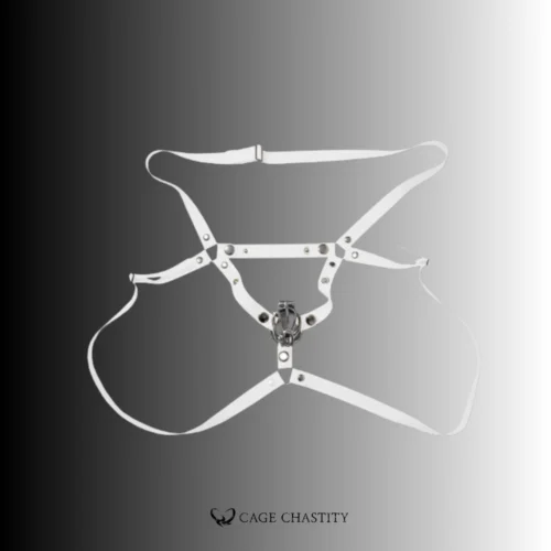 the white silicone four way strap