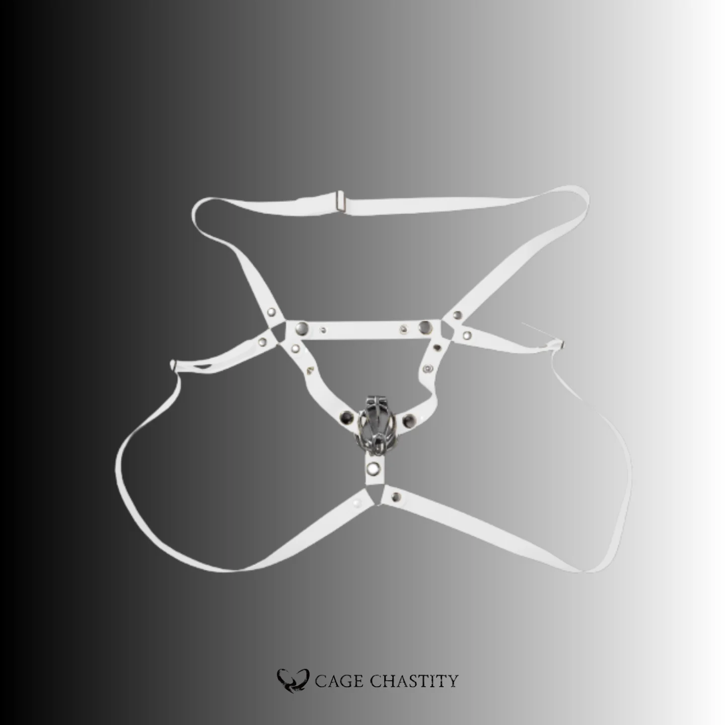 the white silicone four way strap