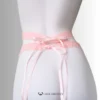 the cotton ribbon knot of the femboy harness