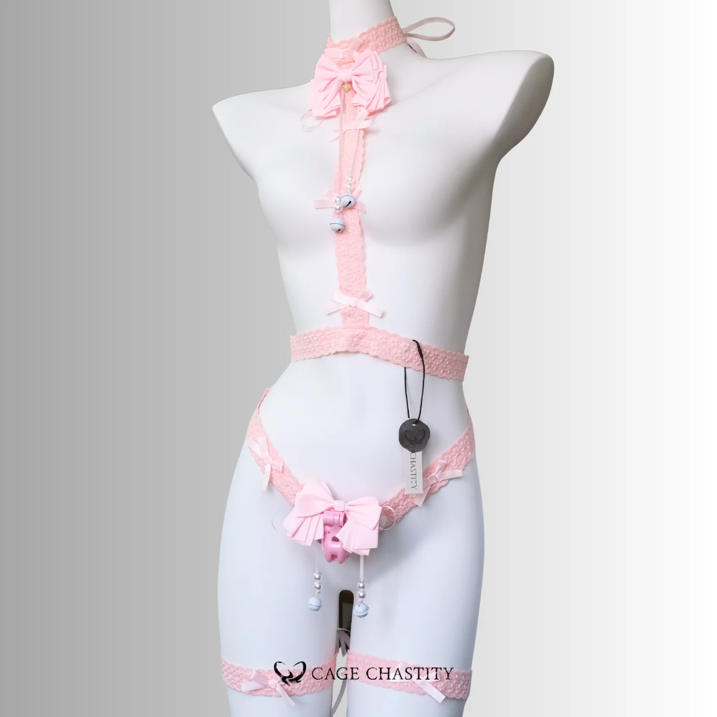 the side view of the slim femboy sakura set
