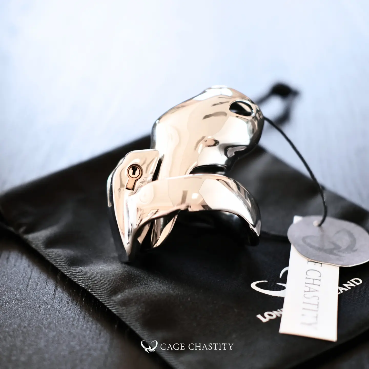 the side view of the fine polished htv4 metal cage