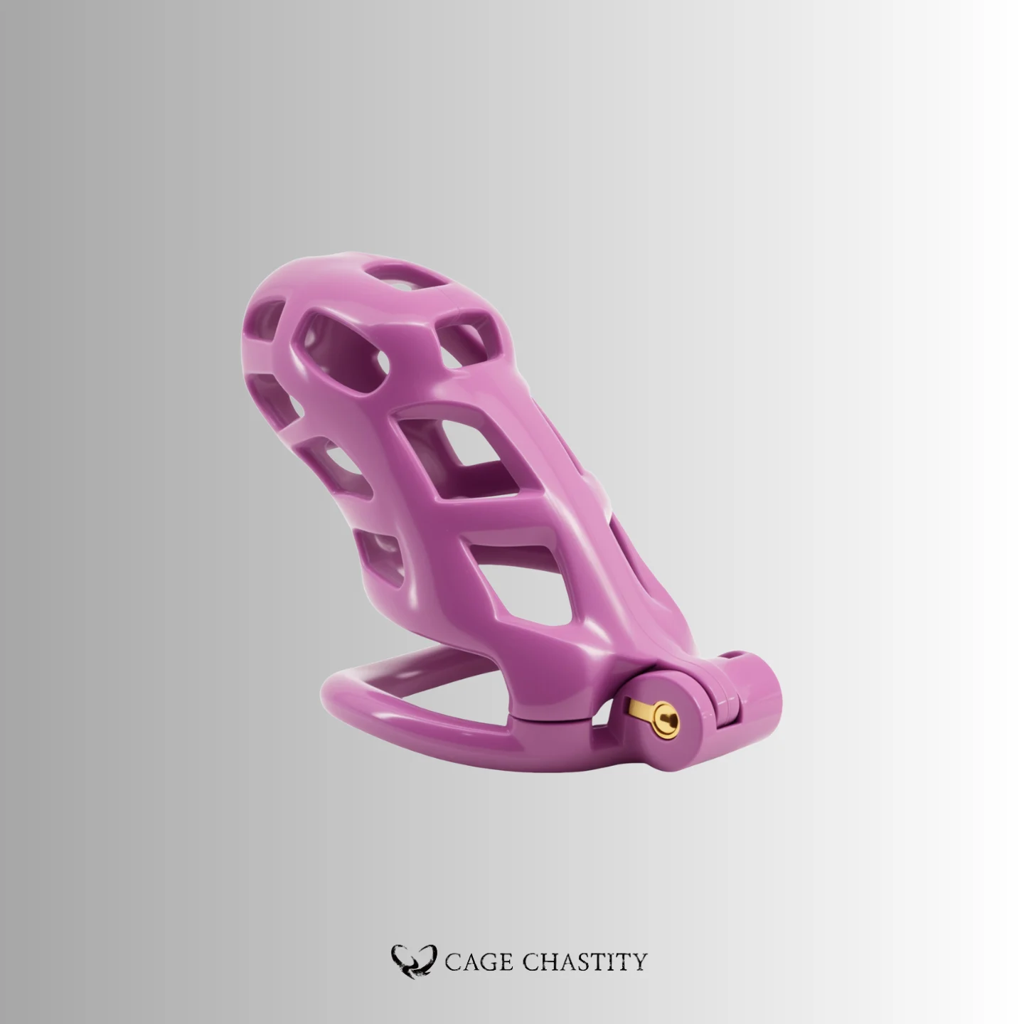 back view of the xxl size purple cage