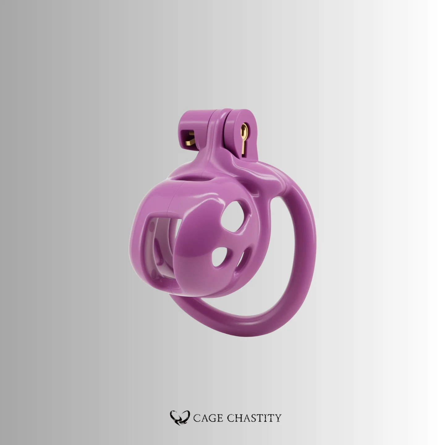 small size purple cobra chastity cage