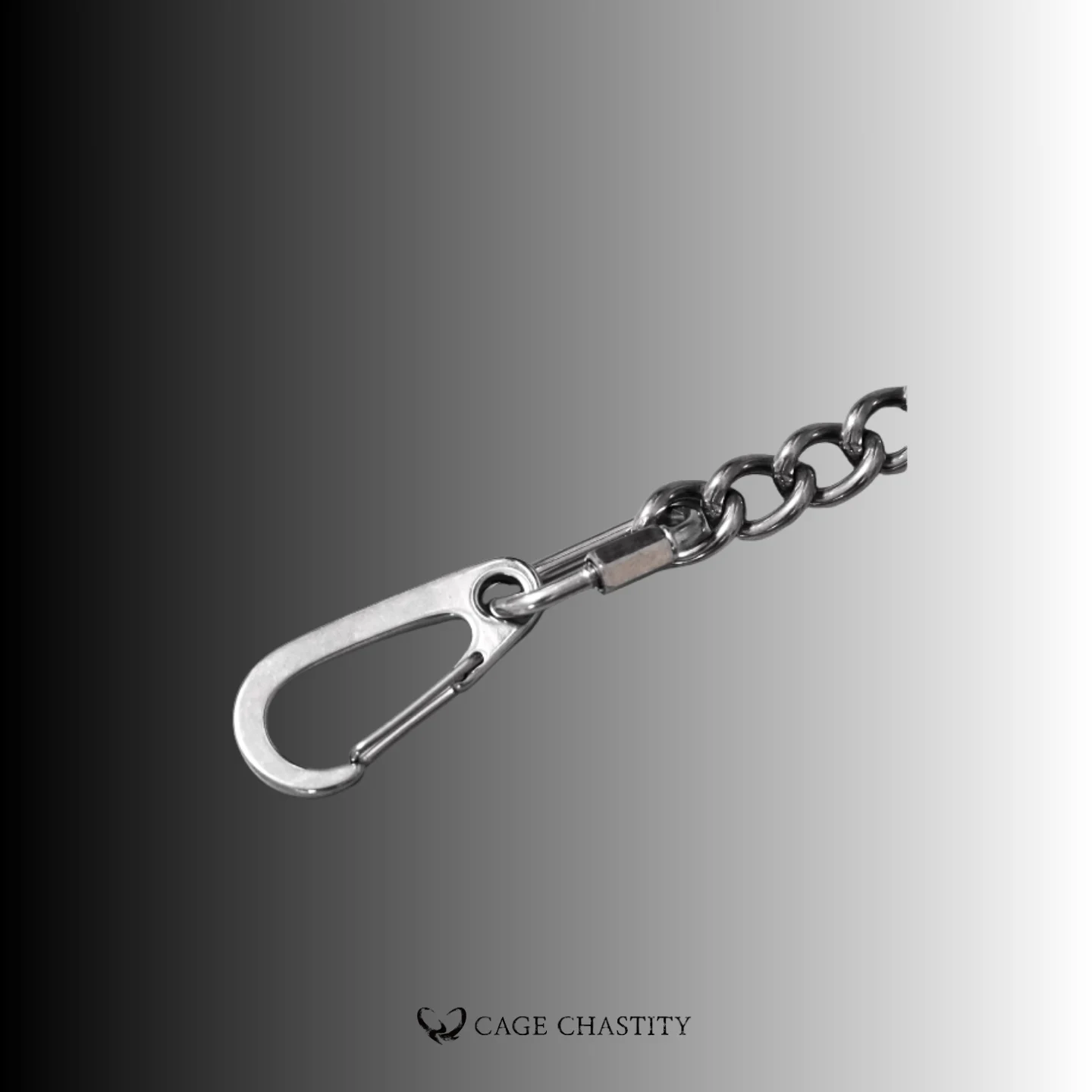 the metal head of the leash