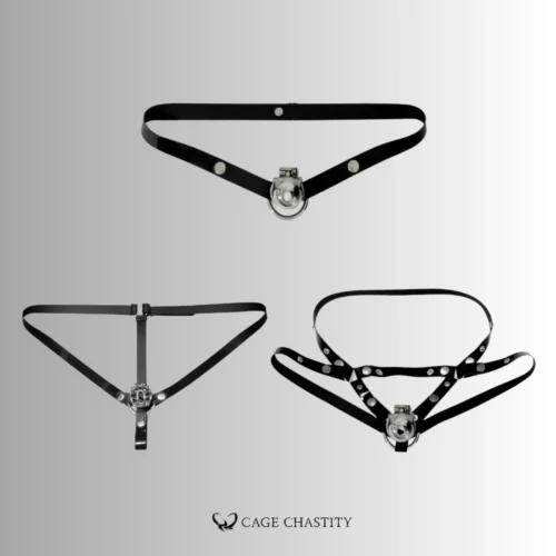 the black silicone strap in three different sizes=