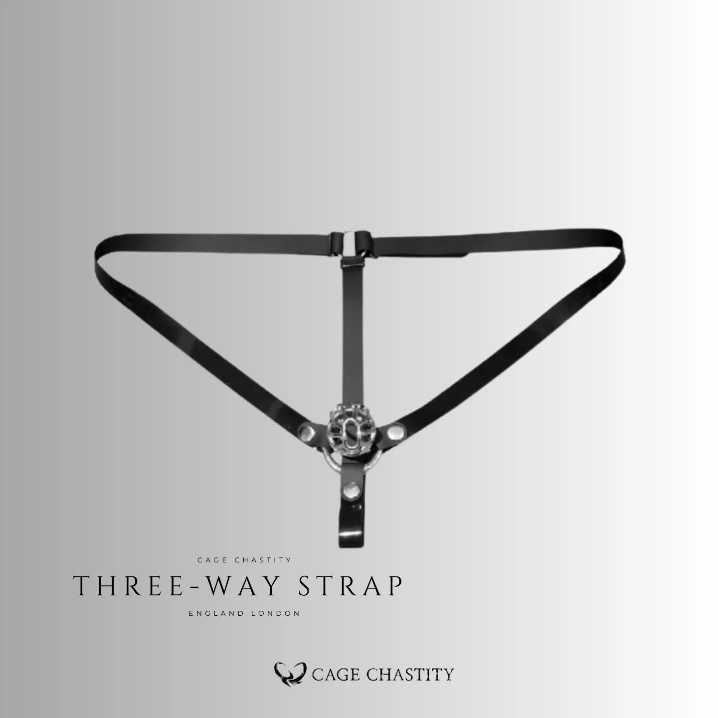 the three way silicone strap, with a metal cage