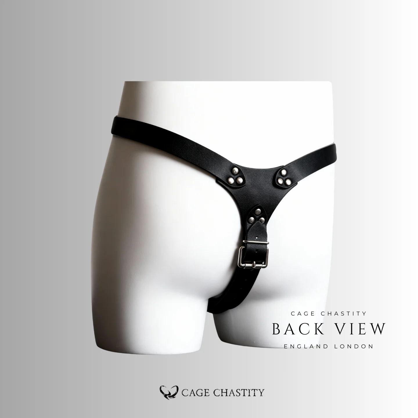 Tri-Lock Leather Chastity Harness – Standard & Locking Options