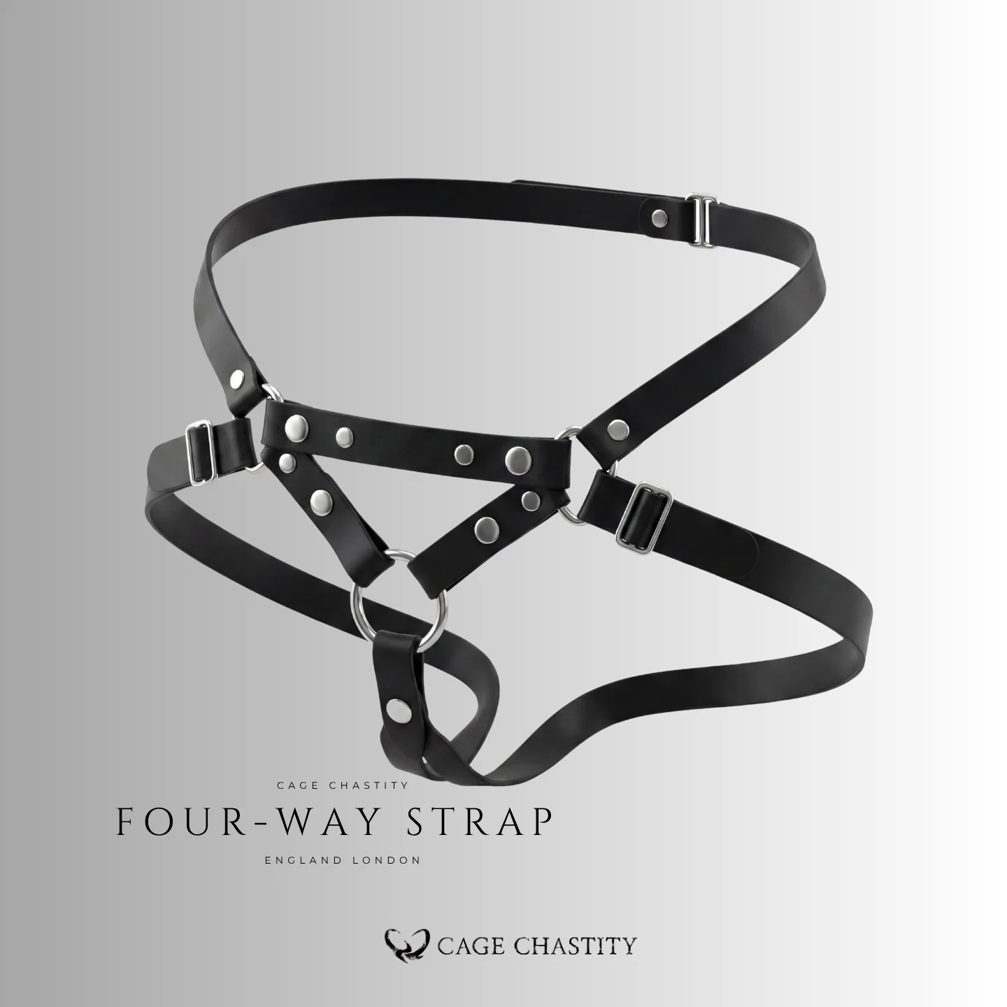 the four way strap demostration, with a metal cage attached