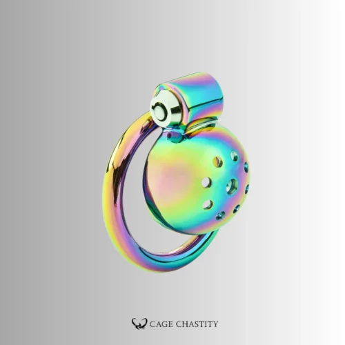 the rainbow color aluminum cage