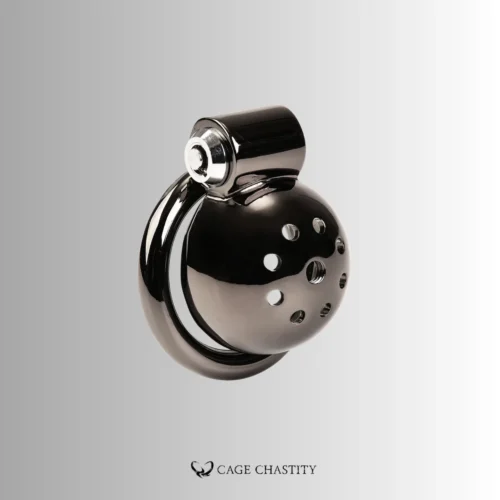 Cupette Lockette Aluminum Dome — Silver / Black / Rainbow