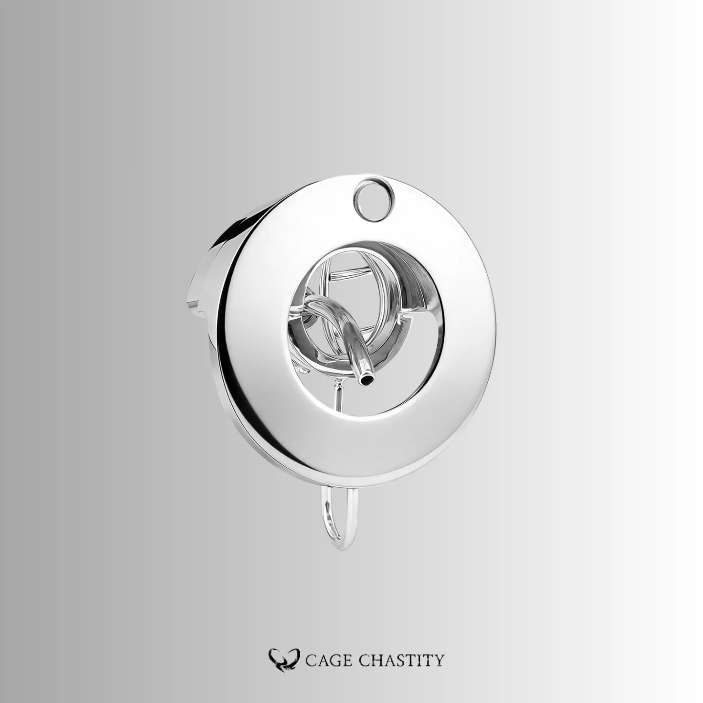 the inside of the ball stretcher cock cage