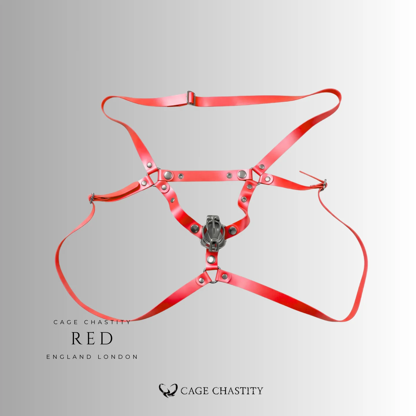 the red silicone strap