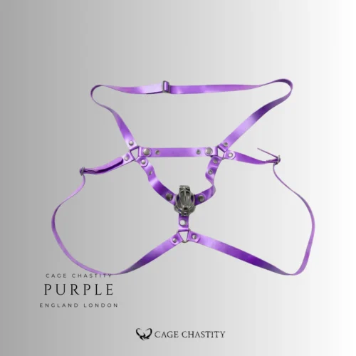 the purple silicone strap