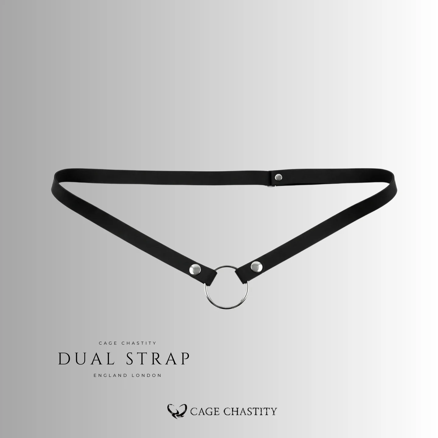 the dual strap of black color