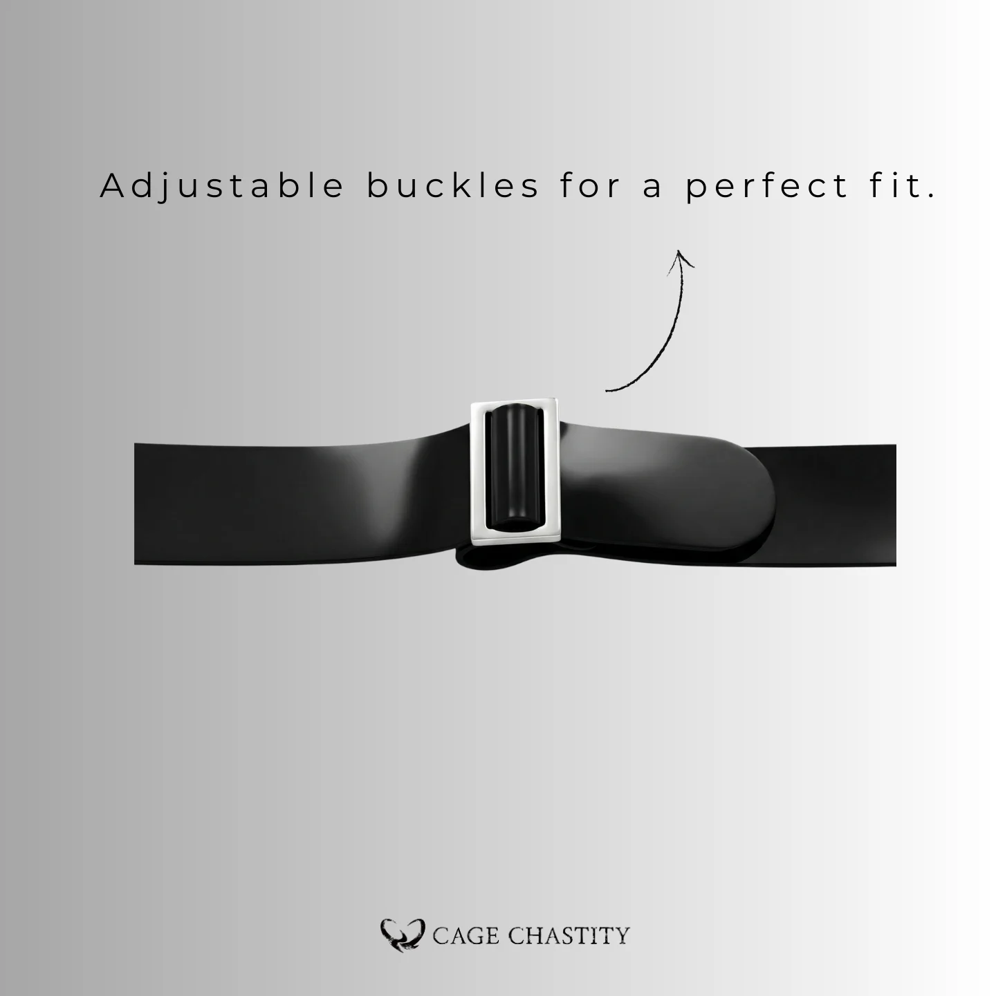 the adjustable buckles of the silicone strap