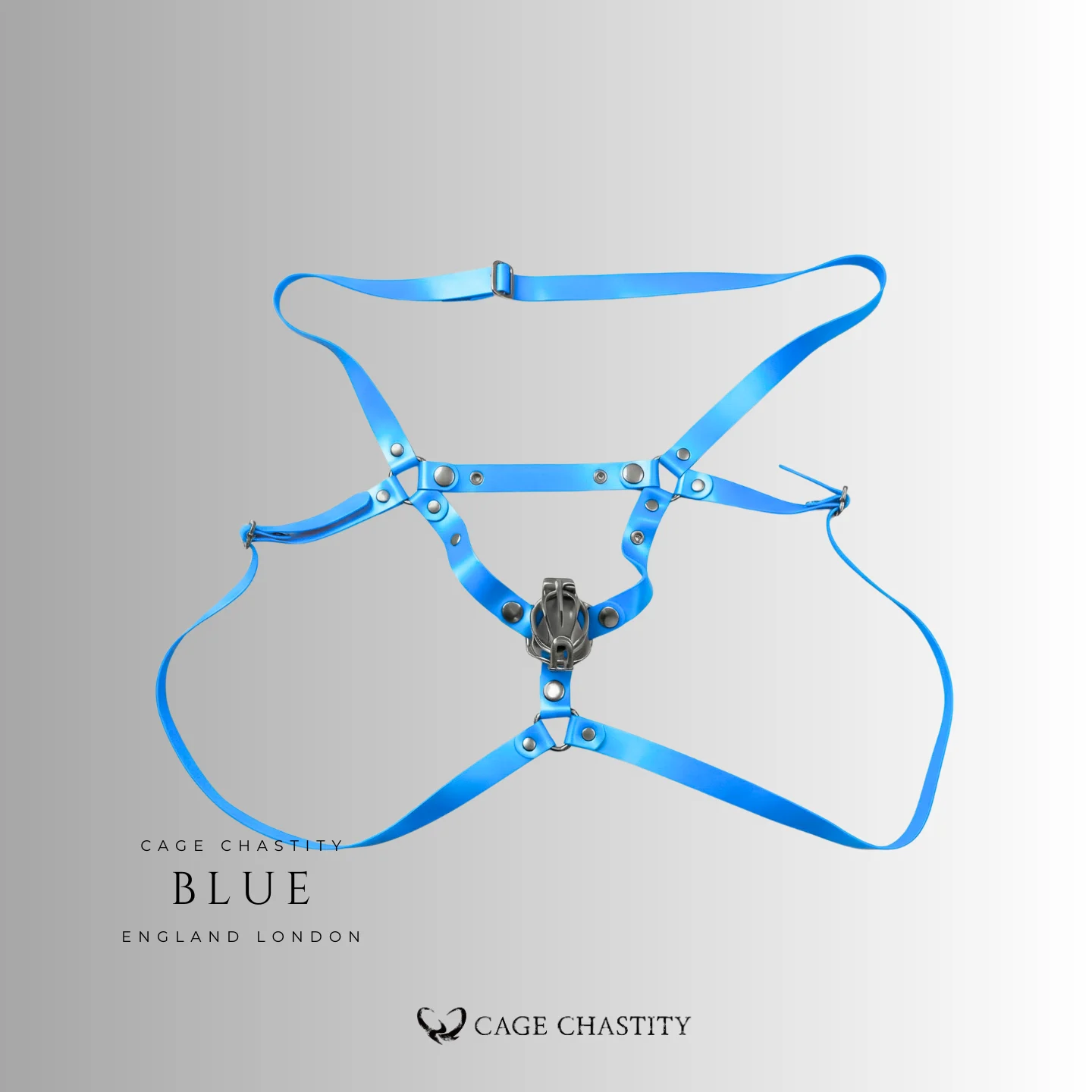 the blue silicone strap