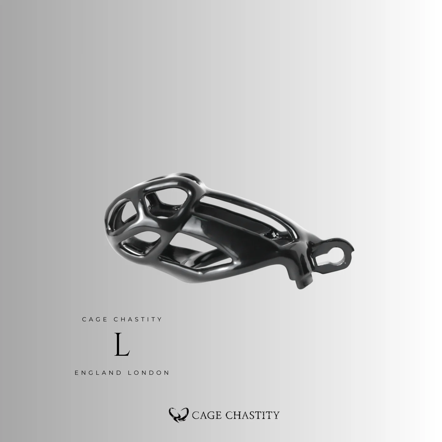 DEVIL KEEPER — Black Chastity Lock — CC10