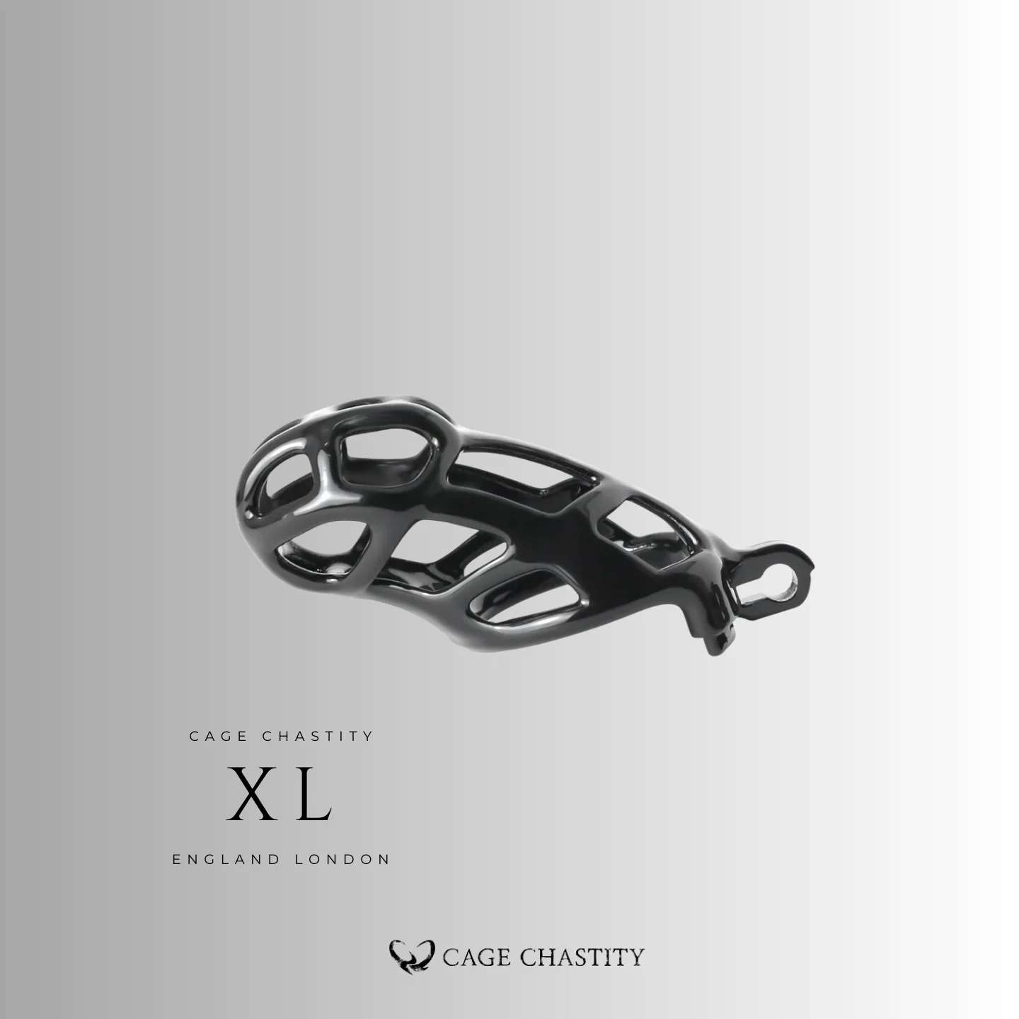 DEVIL KEEPER — Black Chastity Lock — CC10