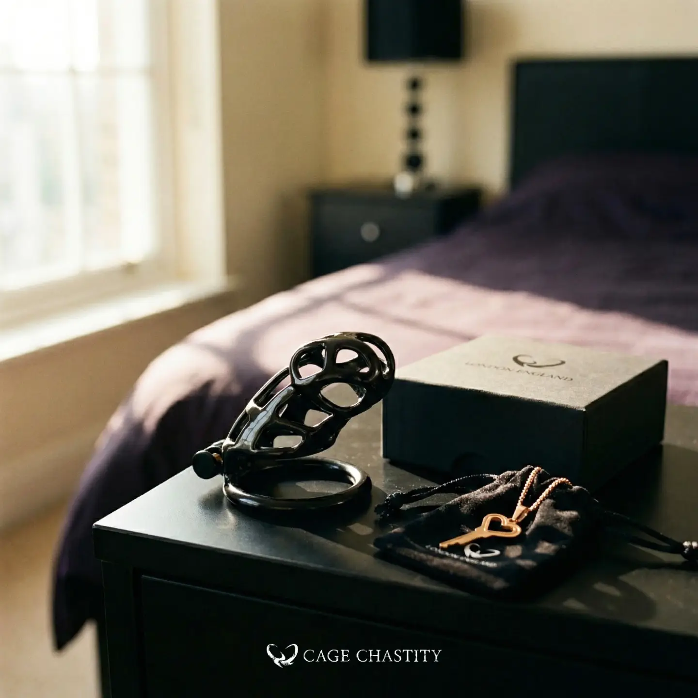 the large size devil keeper with keyholder necklace