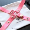 pink strap connecting ring, details of the straps