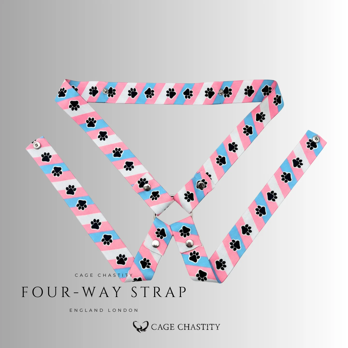 cute paw four way strap