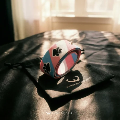 cute paw strap on the cc bag